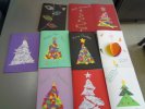 Christmas cards made by recyclsble materials				